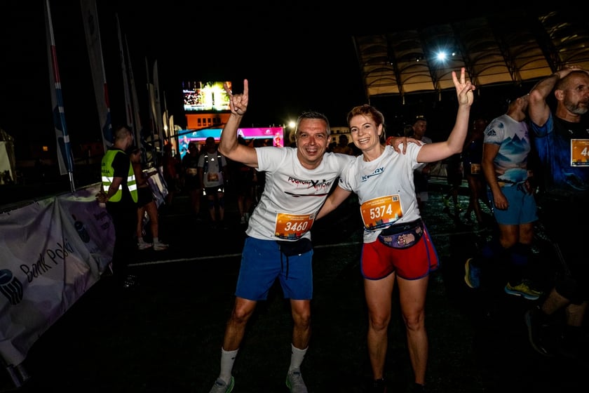 Uczestnicy 11. PKO Nocnego Wrocław Półmaratonu