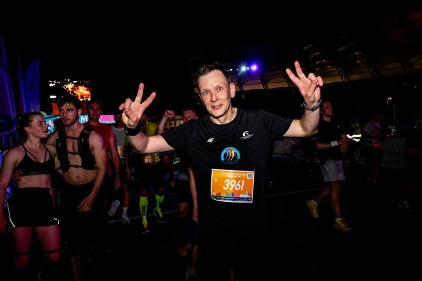 Uczestnicy 11. PKO Nocnego Wrocław Półmaratonu