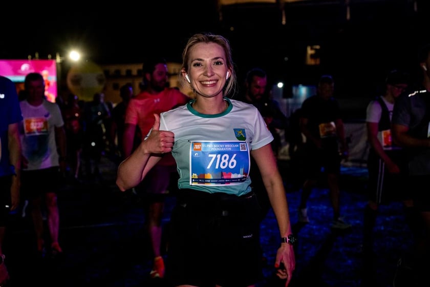 Uczestnicy 11. PKO Nocnego Wrocław Półmaratonu