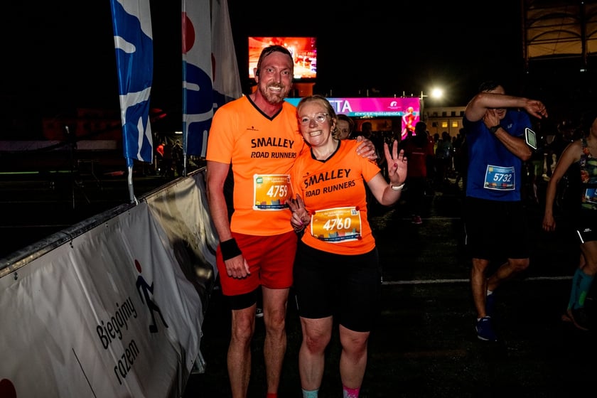 Uczestnicy 11. PKO Nocnego Wrocław Półmaratonu