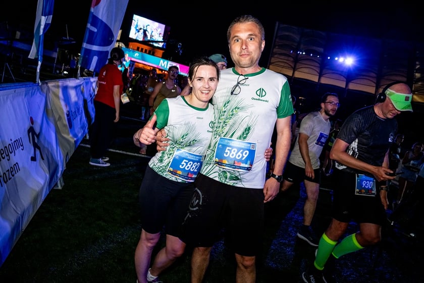 Uczestnicy 11. PKO Nocnego Wrocław Półmaratonu