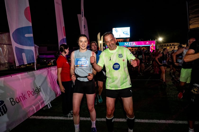 Uczestnicy 11. PKO Nocnego Wrocław Półmaratonu