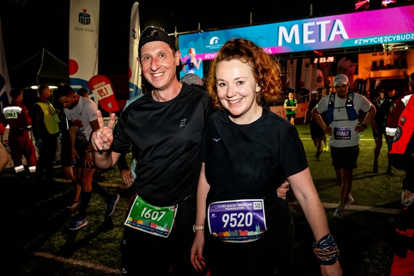 Uczestnicy 11. PKO Nocnego Wrocław Półmaratonu