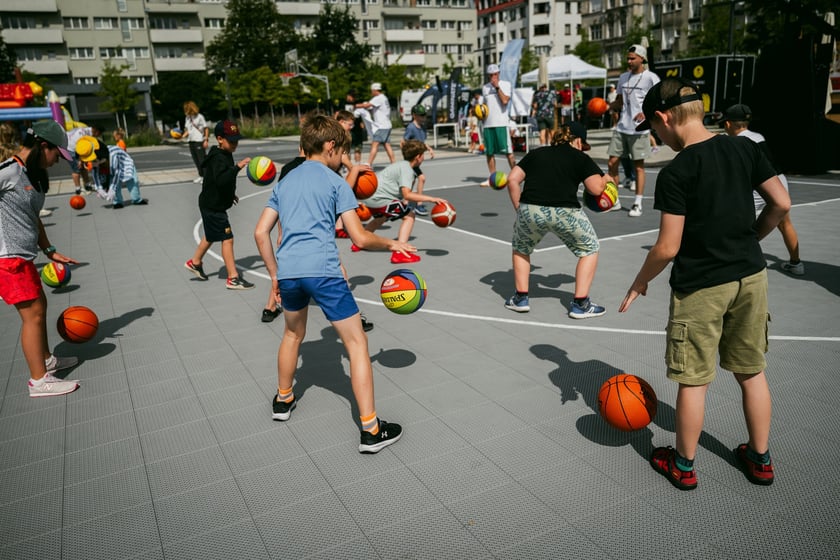 Wrocław Gra w Koszykówkę na placu Nowy Targ, 24 czerwca 2025