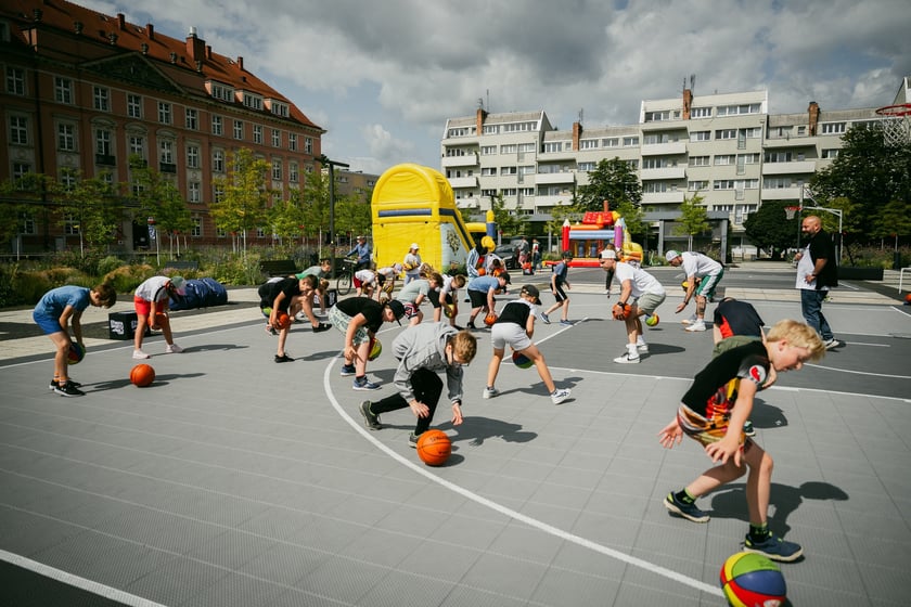Wrocław Gra w Koszykówkę na placu Nowy Targ, 24 czerwca 2025