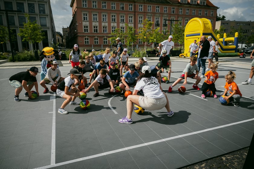 Wrocław Gra w Koszykówkę na placu Nowy Targ, 24 czerwca 2025