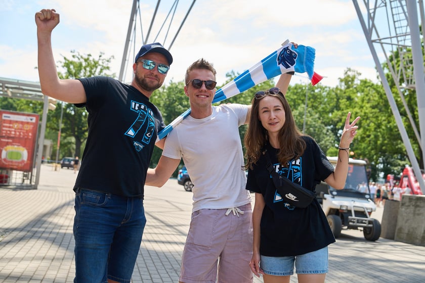 Kibice na meczu Panthers Wrocław z Centurions Cologne