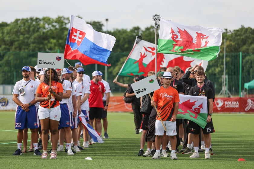 Mecz Polka vs. Cechy i ceremonia otwarcia ME w lacrossie, 9 lipca 2025