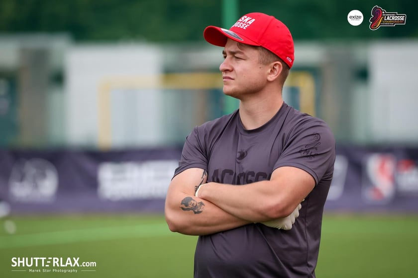 Mecz Polska - Niemcy na na Mistrzostwach Europy Mężczyzn w Lacrosse Wrocław 2025