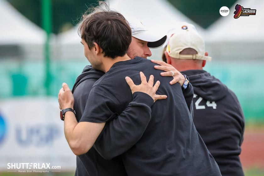 Mecz Polska - Niemcy na na Mistrzostwach Europy Mężczyzn w Lacrosse Wrocław 2025