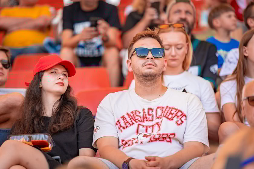Panthers Wrocław - Vienna Wikings na Stadionie Olimpijskim - 19.07.2025. Zdjęcia z meczu oraz kibiców