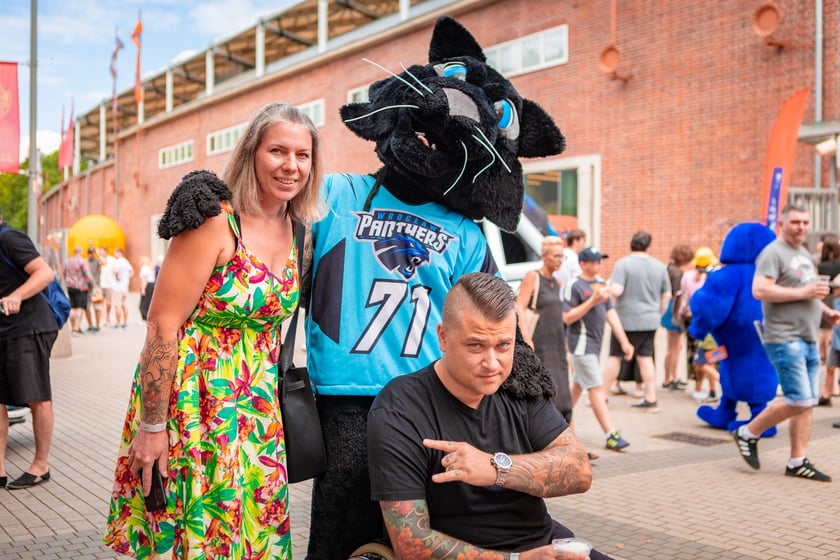 Panthers Wrocław - Vienna Wikings na Stadionie Olimpijskim - 19.07.2025. Zdjęcia z meczu oraz kibiców