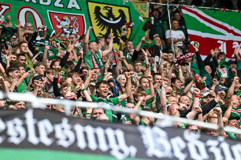 Mecz Śląsk Wrocław - Ruch Chorz&oacute;w 3 sierpnia na Tarczyński Arenie. Zdjęcia kibic&oacute;w