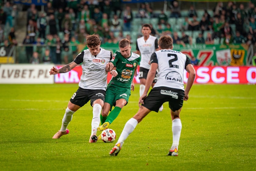 Mecz Śląska Wrocław z Puszczą Niepołomice