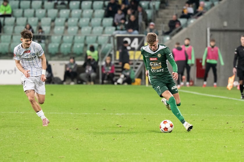 Mecz Śląsk Wrocław - Stal Rzeszów na Tarczyński Arena 8 grudnia 2025 r.