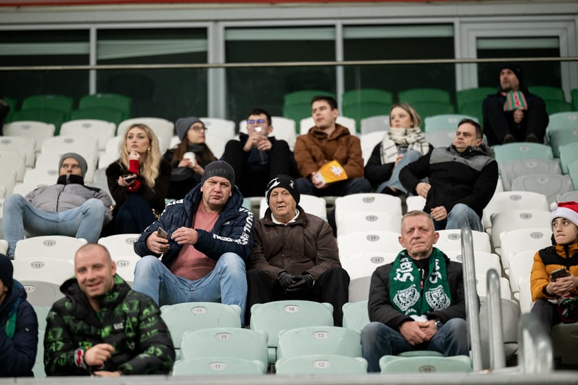 Mecz Śląsk Wrocław - Stal Rzeszów na Tarczyński Arena 8 grudnia 2025 r.