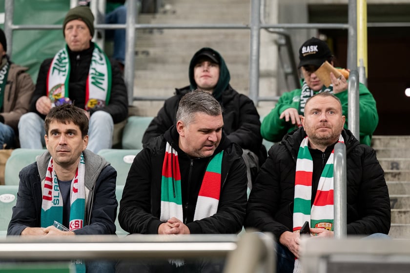 Mecz Śląsk Wrocław - Stal Rzeszów na Tarczyński Arena 8 grudnia 2025 r.