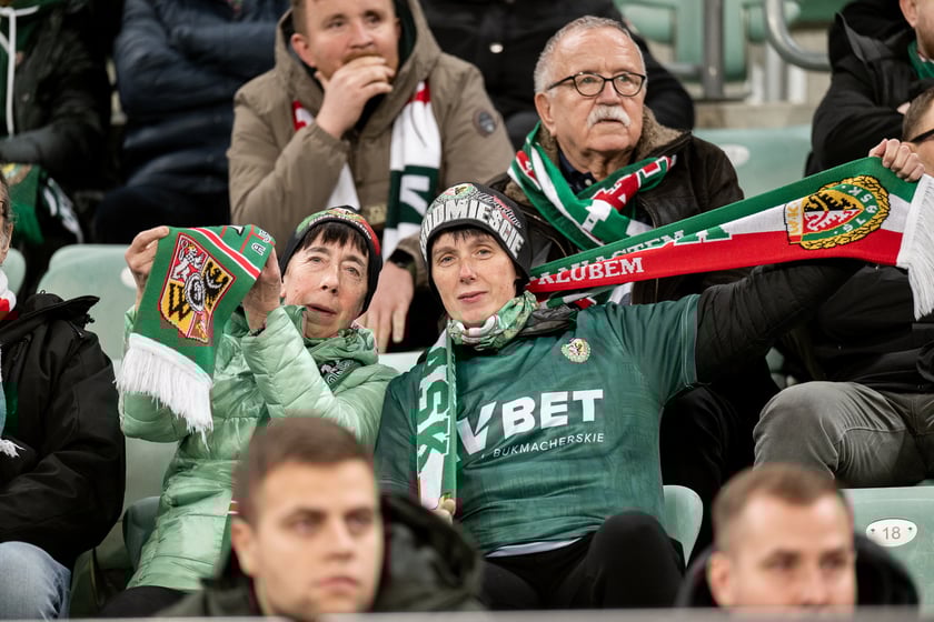 Mecz Śląsk Wrocław - Stal Rzeszów na Tarczyński Arena 8 grudnia 2025 r.