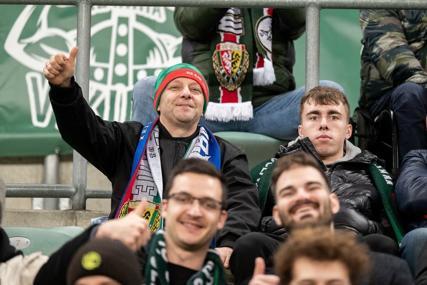 Mecz Śląsk Wrocław - Stal Rzeszów na Tarczyński Arena 8 grudnia 2025 r.