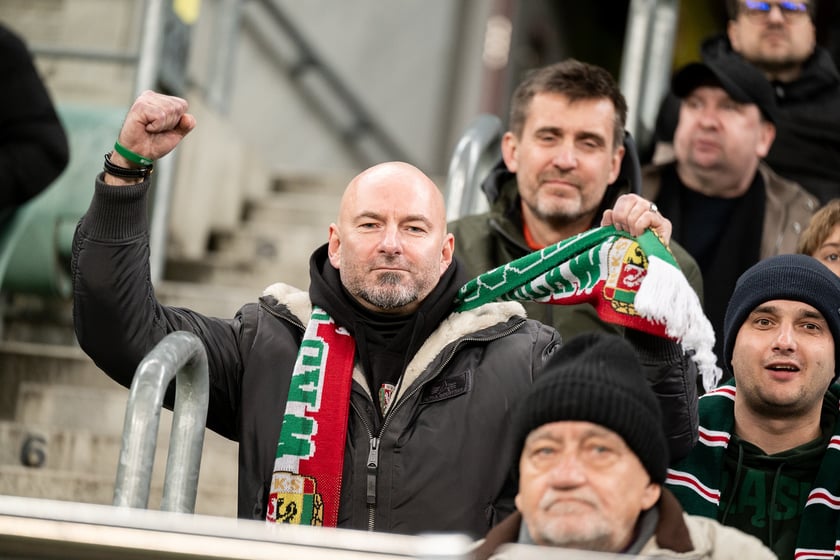 Mecz Śląsk Wrocław - Stal Rzeszów na Tarczyński Arena 8 grudnia 2025 r.