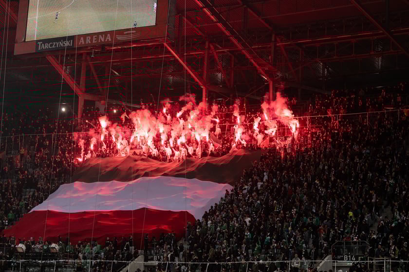 Mecz Śląsk Wrocław - Stal Rzeszów na Tarczyński Arena 8 grudnia 2025 r.