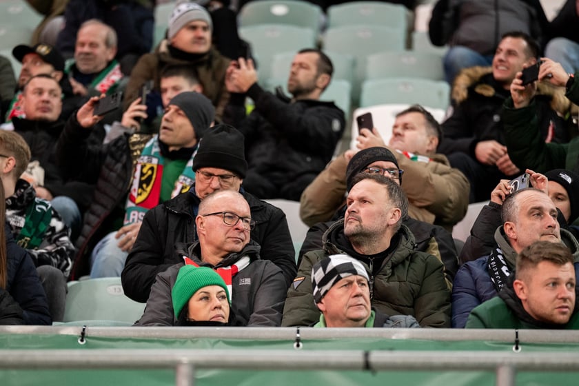 Mecz Śląsk Wrocław - Stal Rzeszów na Tarczyński Arena 8 grudnia 2025 r.