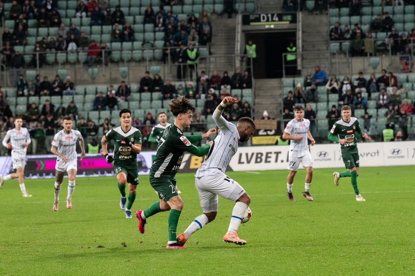 Mecz Śląsk Wrocław - Stal Rzeszów na Tarczyński Arena 8 grudnia 2025 r.