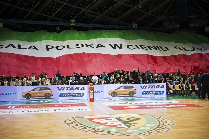 Mecz koszykówki - Śląsk Wrocław - Zastal Zielona Góra - 2 stycznia 2026 r., hala Orbita