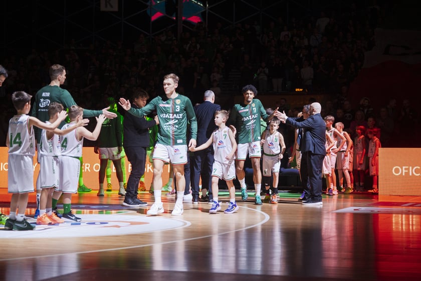 Mecz koszykówki - Śląsk Wrocław - Zastal Zielona Góra - 2 stycznia 2026 r., hala Orbita