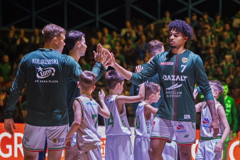 Mecz koszykówki - Śląsk Wrocław - Zastal Zielona Góra - 2 stycznia 2026 r., hala Orbita