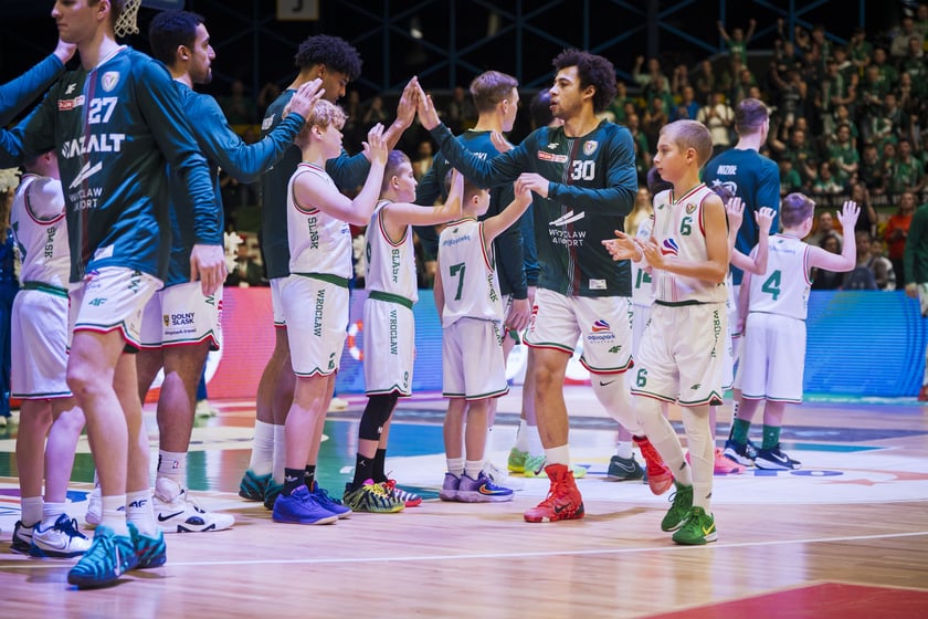Mecz koszykówki - Śląsk Wrocław - Zastal Zielona Góra - 2 stycznia 2026 r., hala Orbita