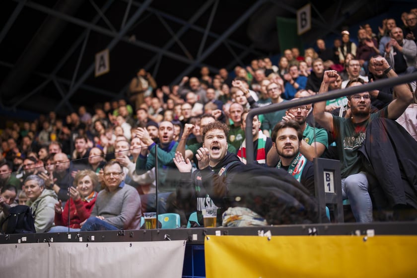 Mecz koszykówki - Śląsk Wrocław - Zastal Zielona Góra - 2 stycznia 2026 r., hala Orbita