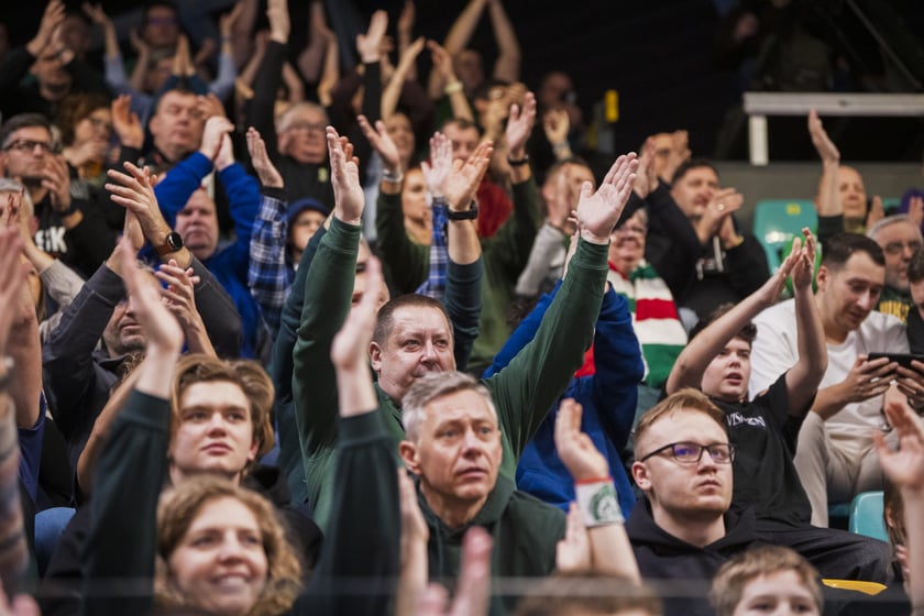 Mecz koszykówki - Śląsk Wrocław - Zastal Zielona Góra - 2 stycznia 2026 r., hala Orbita