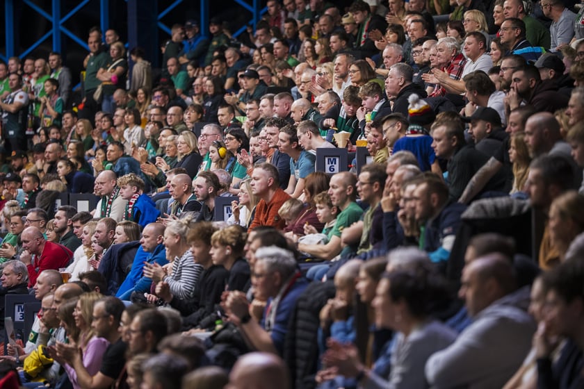 Mecz koszykówki - Śląsk Wrocław - Zastal Zielona Góra - 2 stycznia 2026 r., hala Orbita