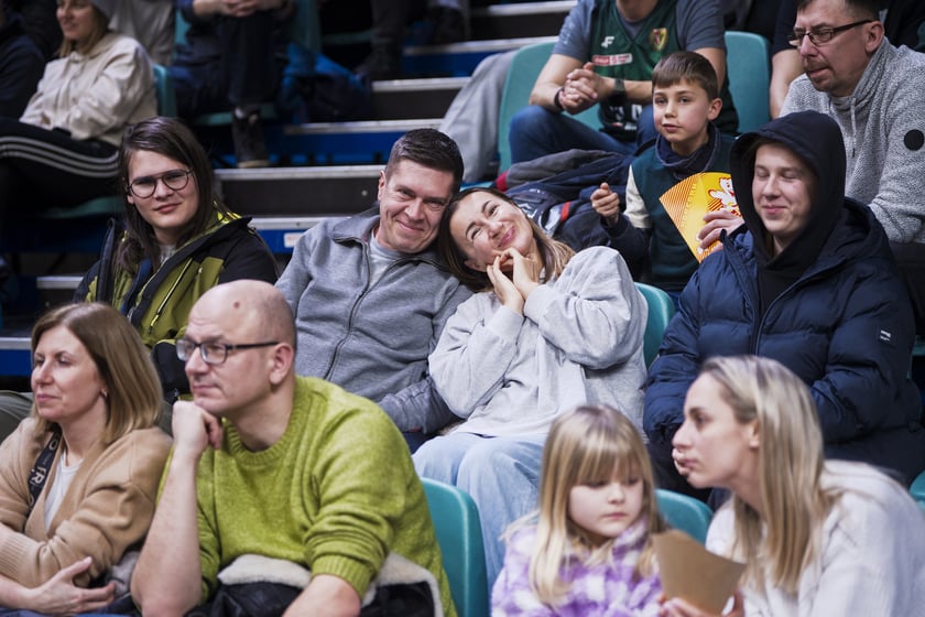 Mecz koszykówki - Śląsk Wrocław - Zastal Zielona Góra - 2 stycznia 2026 r., hala Orbita