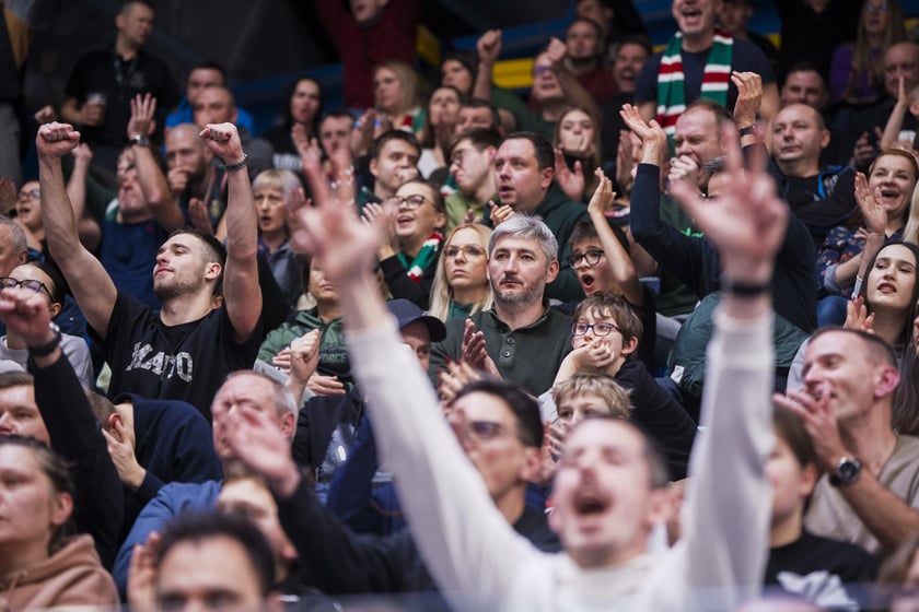Mecz koszykówki - Śląsk Wrocław - Zastal Zielona Góra - 2 stycznia 2026 r., hala Orbita