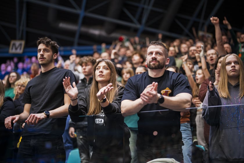 Mecz koszykówki - Śląsk Wrocław - Zastal Zielona Góra - 2 stycznia 2026 r., hala Orbita