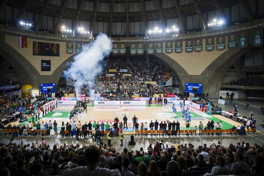 Mecz koszykówki Śląsk Wrocław - Górnik Wałbrzych w Hali Stulecia 10 marca 2026 r.