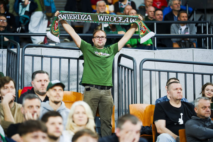 Mecz koszykówki Śląsk Wrocław - Górnik Wałbrzych w Hali Stulecia 10 marca 2026 r.