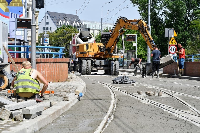 Od 22 maja ostatni etap remontu torowiska na pl. Jana Pawła II