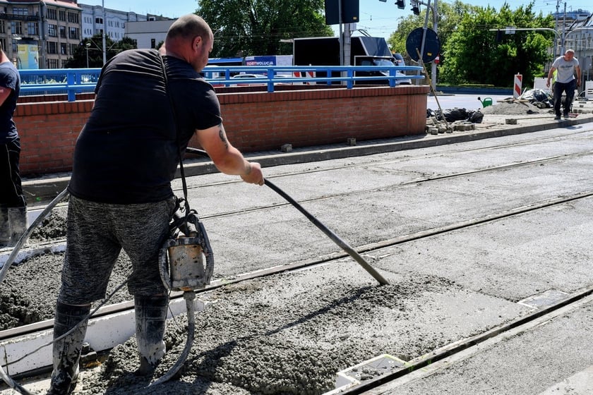 Od 22 maja ostatni etap remontu torowiska na pl. Jana Pawła II