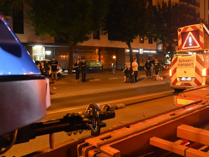 Nocny przyjazd 21. tramwaju Moderus Gamma do Wrocławia