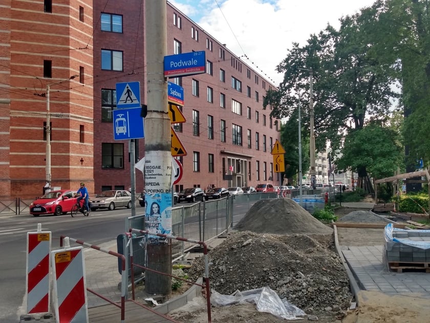 Trwa budowa drogi rowerowej przy ul. Sądowej, która połączy pl. Legionów z NFM