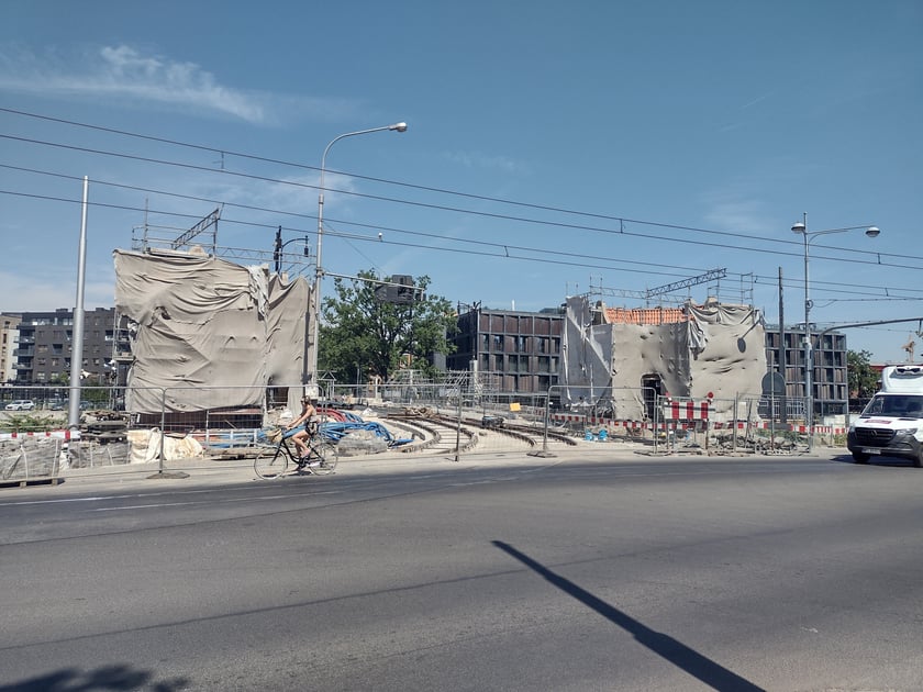 Remont mostów Pomorskich - sierpień 2022