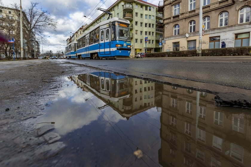 Trasa objazdów w czasie przebudowy ul.Pomorskiej i pl. Staszica