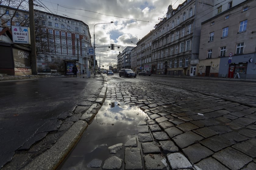 Trasa objazdów w czasie przebudowy ul.Pomorskiej i pl. Staszica