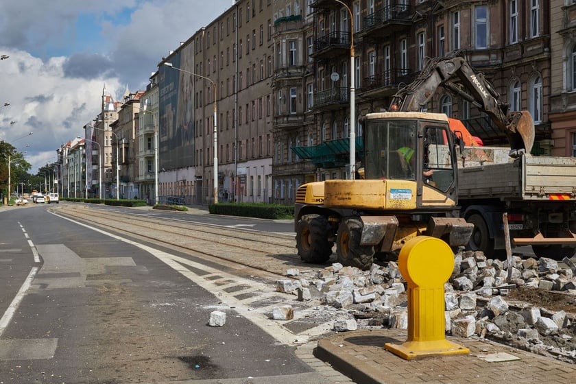 Remont ul. Pomorskiej rozpoczął się w sobotę, 27 sierpnia