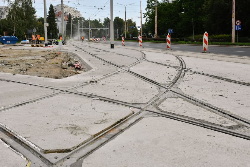 Kolejny etap #TORYwolucji. Wymiana rozjazdów przy zajezdni Borek