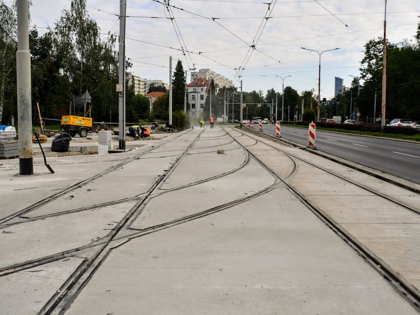 Kolejny etap #TORYwolucji. Wymiana rozjazdów przy zajezdni Borek