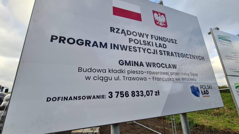 Budowa kładki pieszo-rowerowej, która połączy Muchobór Wielki i Mały, nad rzeką Ślęzą